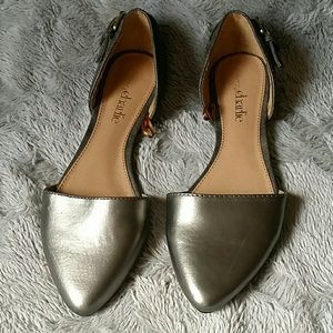 charming charlie rusty grayish flats